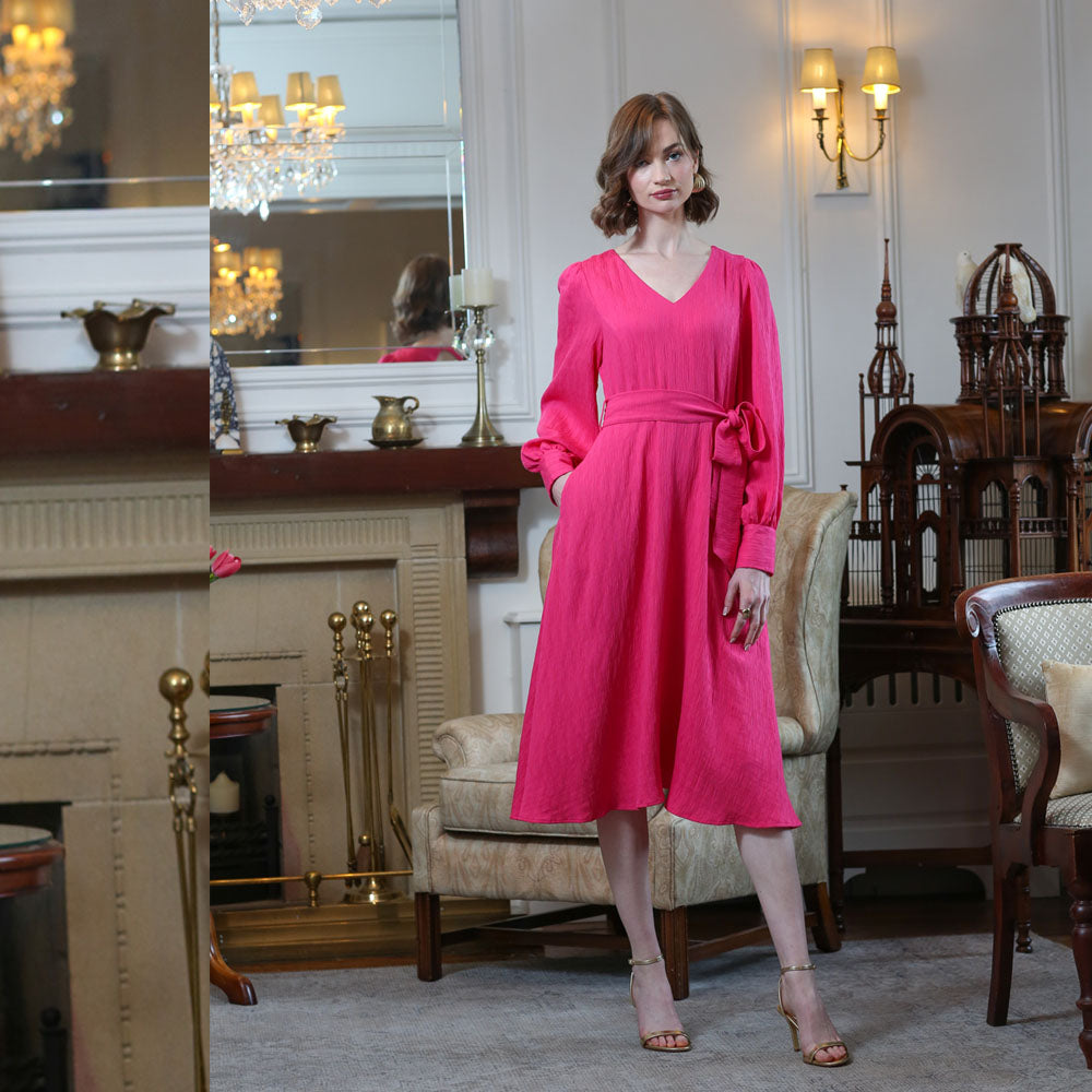 Rant & Rave Bela Dress Magenta B2B