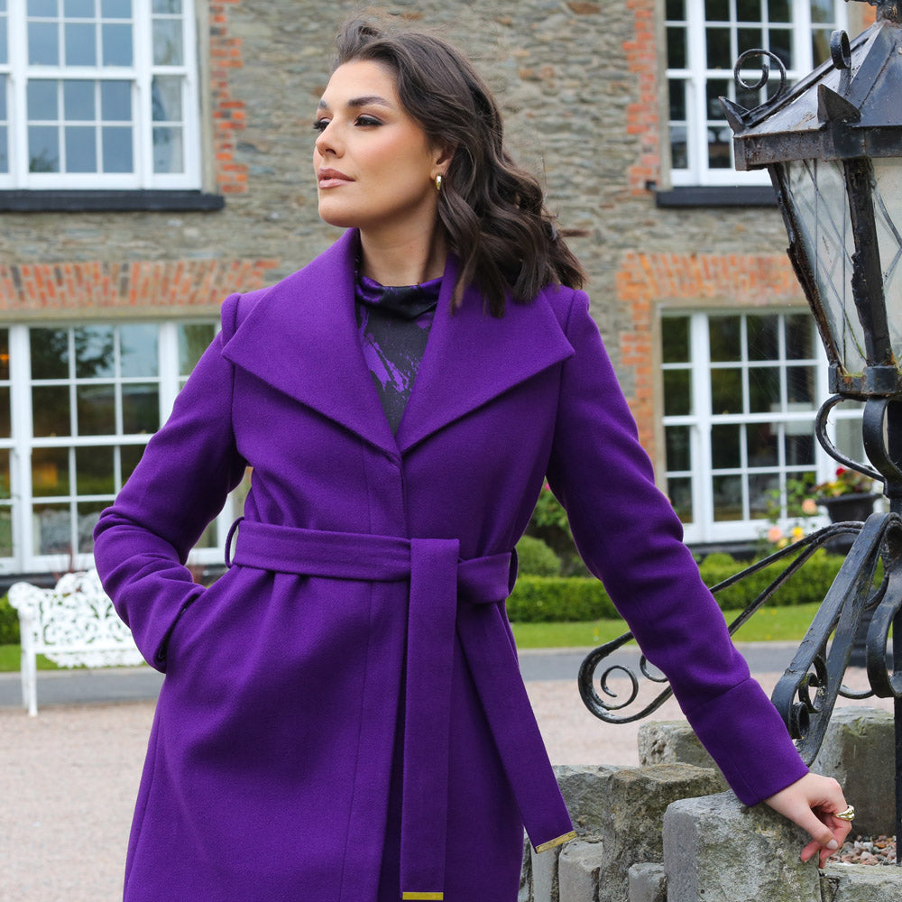 Rant & Rave Bernie Coat Purple Size 8