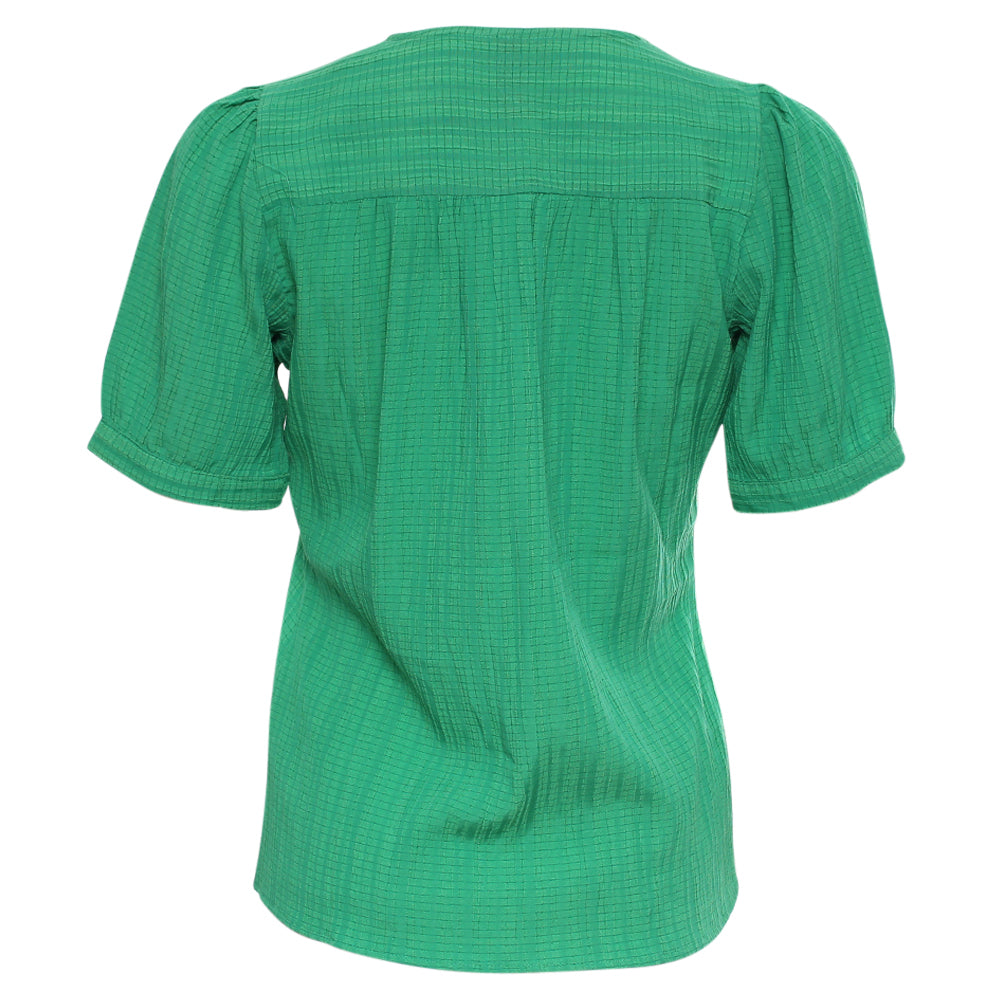 Rant and Rave Betsy V Neck Top Green
