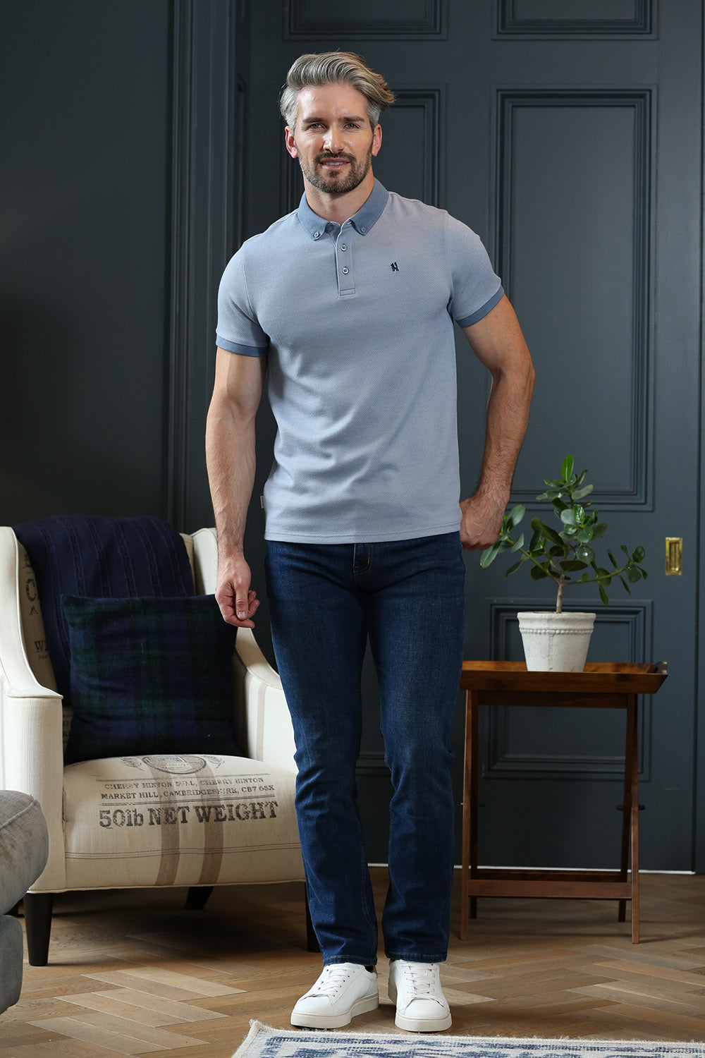 Kenrow Brett Polo Powder Blue