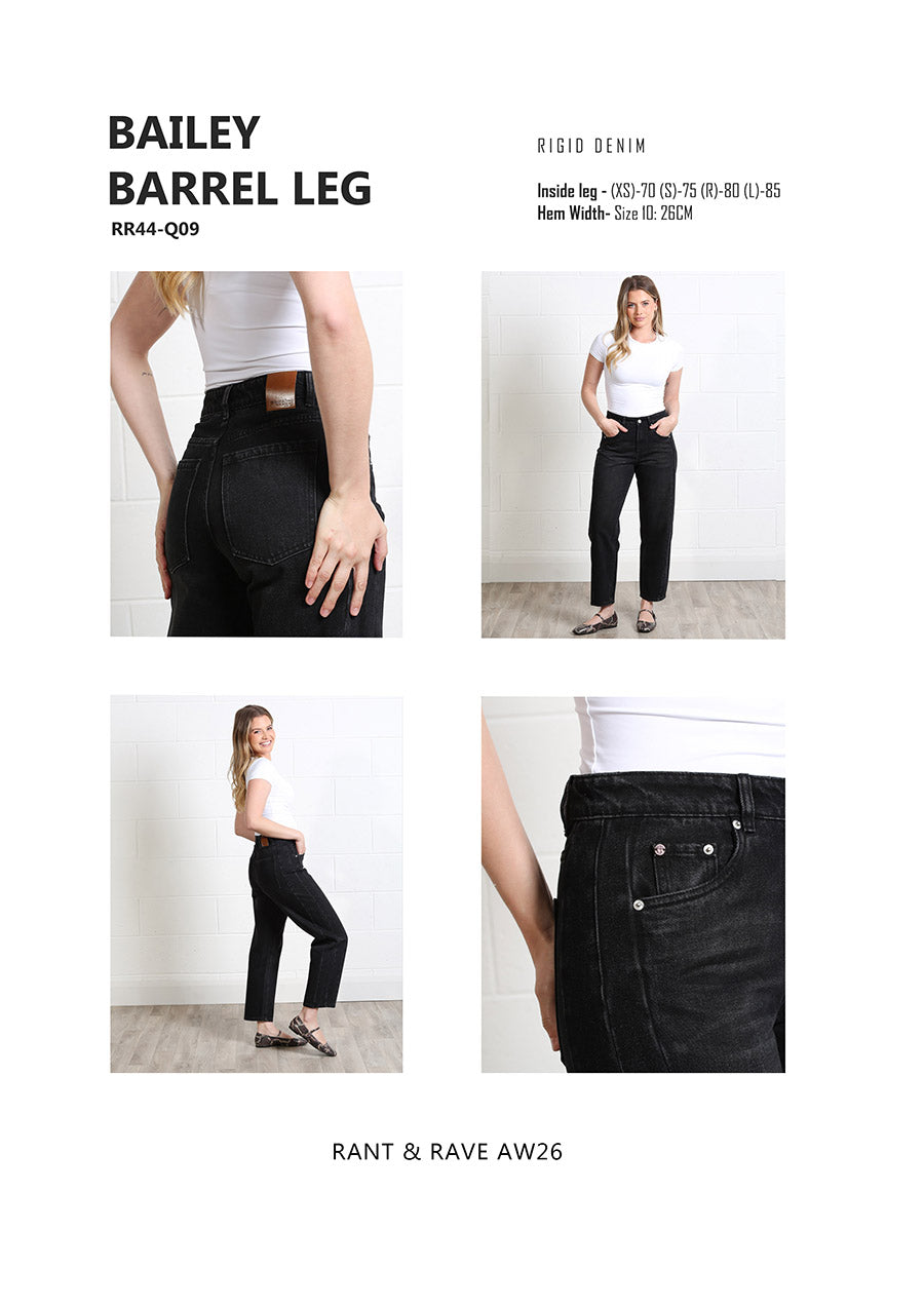 Rant & Rave Bailey Barrell Jean Black