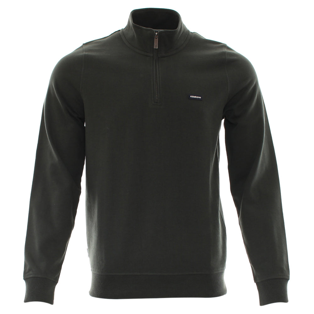 Kenrow Caleb Half Zip Dark Olive