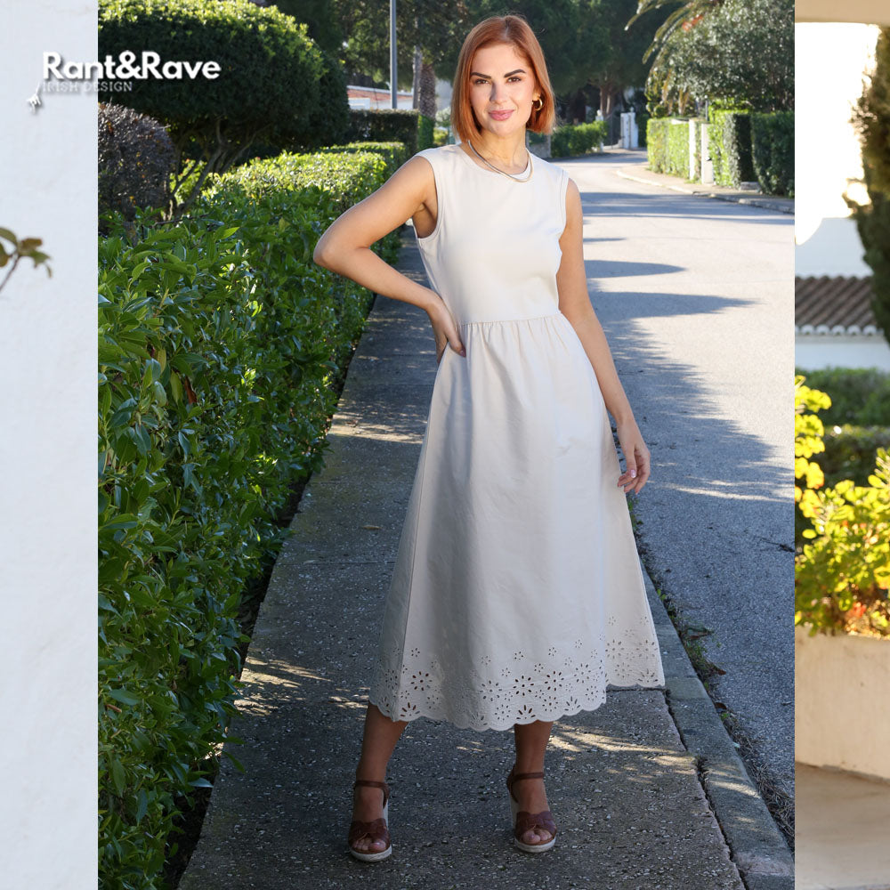 Rant & Rave Carmen Dress Stone