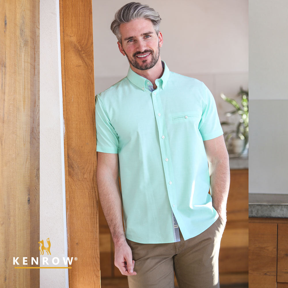 Kenrow Casey Oxford Shirt Green
