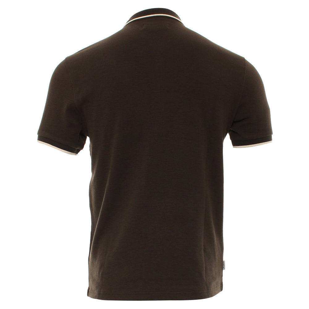 Kenrow Chad Textured Polo Khaki