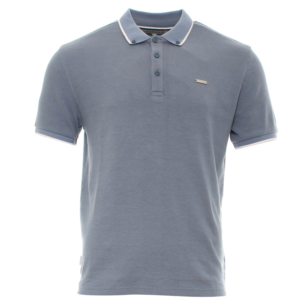 Kenrow Chad Textured Polo Powder Blue