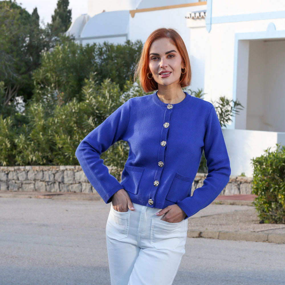 Rant and Rave Chantelle Cardigan Blue