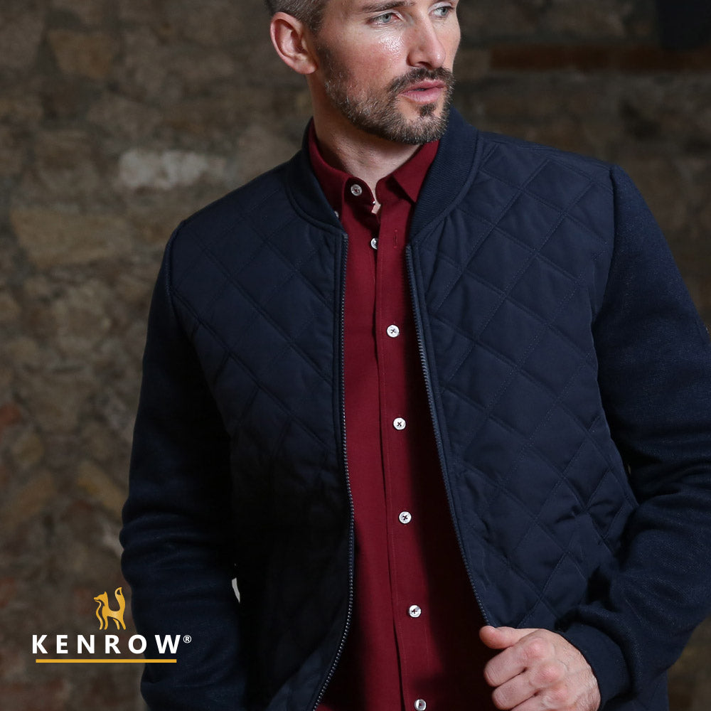 Kenrow Charlie Hybrid Zip Through Navy