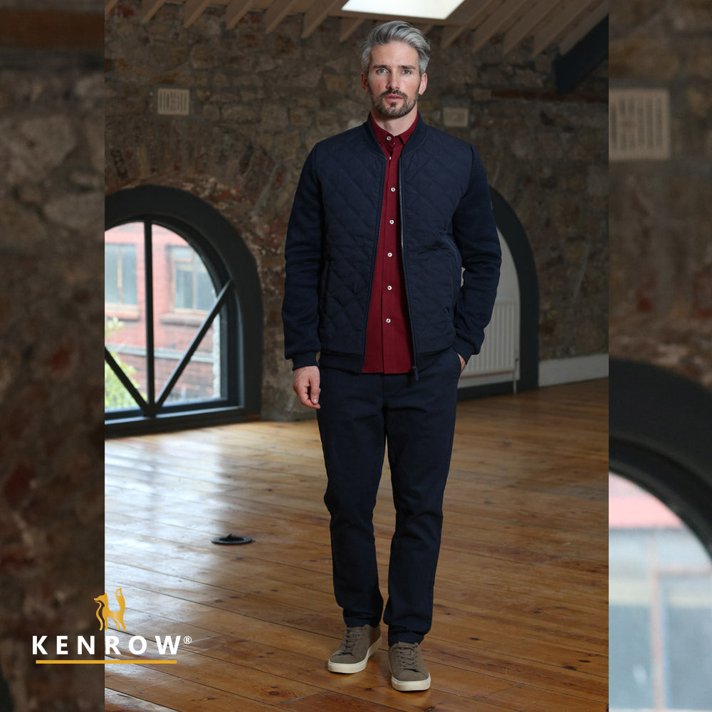 Kenrow Charlie Hybrid Zip Through Navy