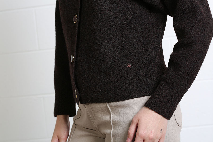 Rant and Rave Claire Cardigan Dark Brown