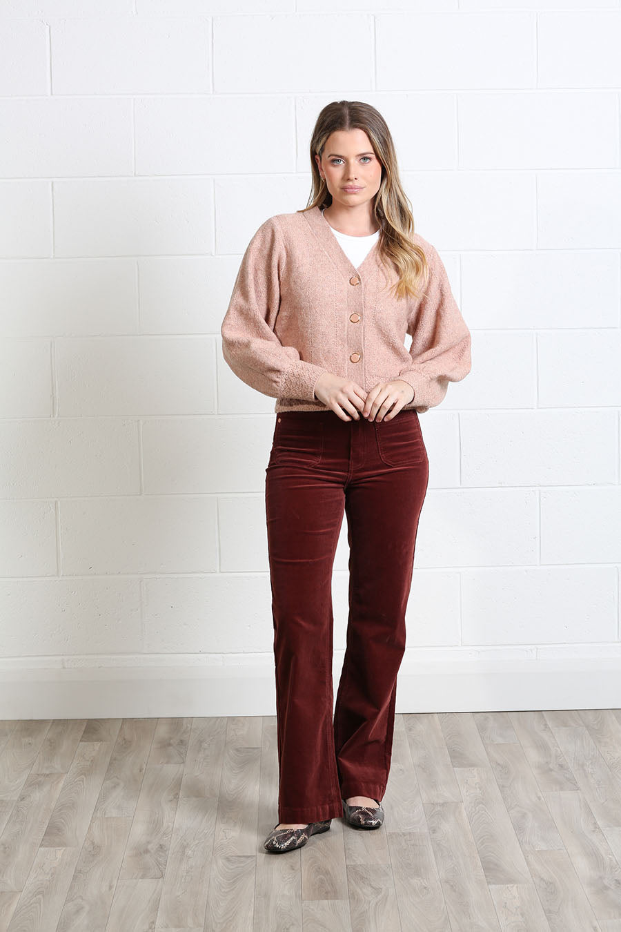 Rant and Rave Claire Cardigan Dusty Rose