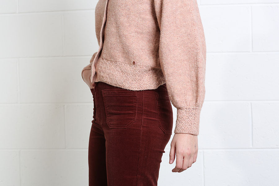 Rant and Rave Claire Cardigan Dusty Rose