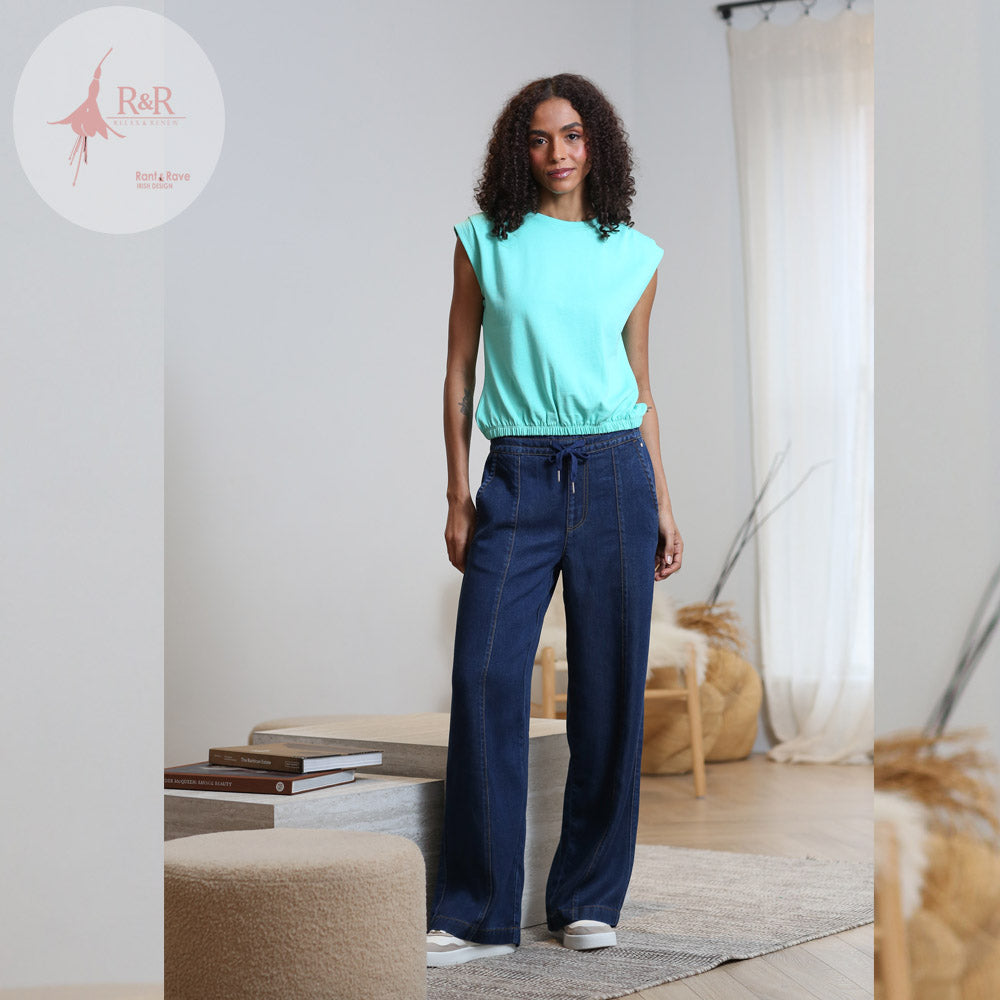 Relax & Renew Claudia Top Turquoise