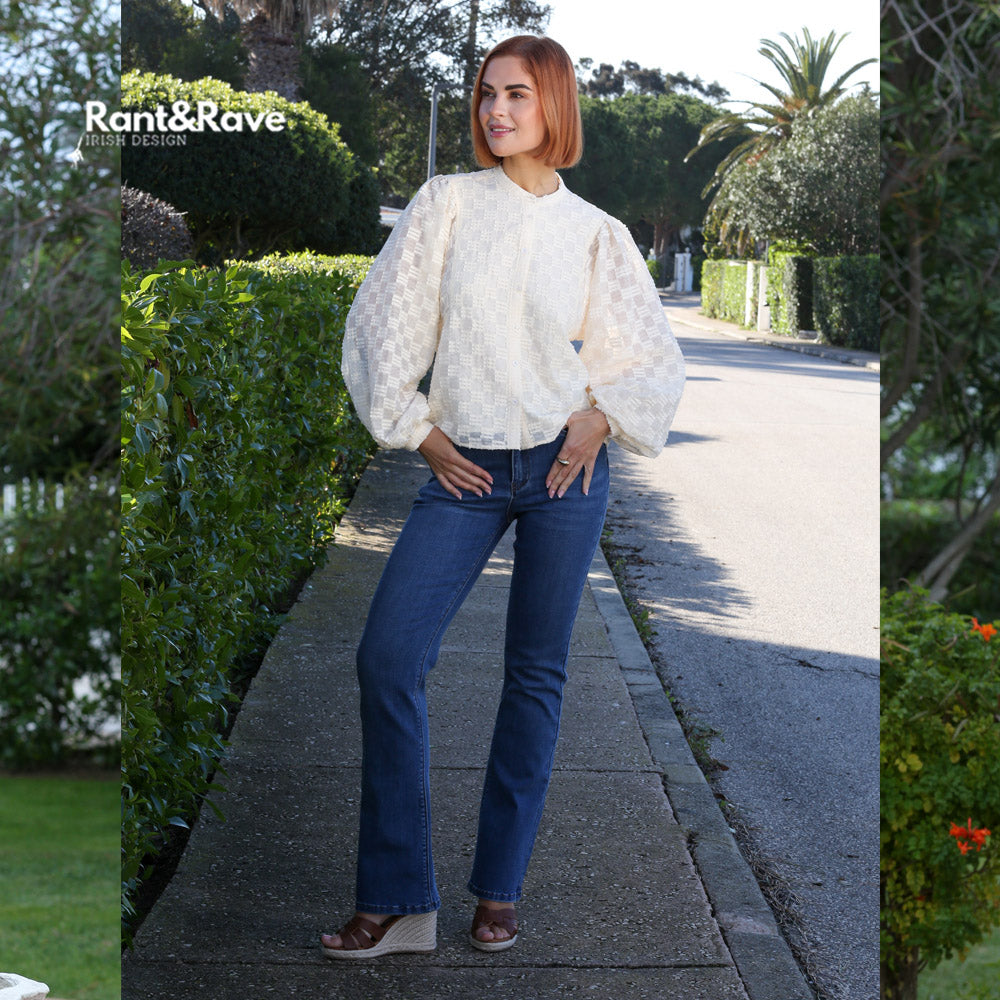 Rant & Rave Clodagh Bootcut Jean Mid Blue