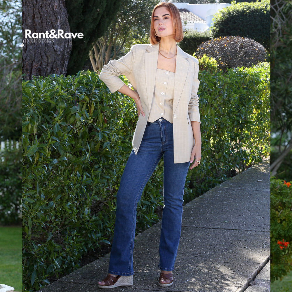 Rant & Rave Clodagh Bootcut Jean Mid Blue