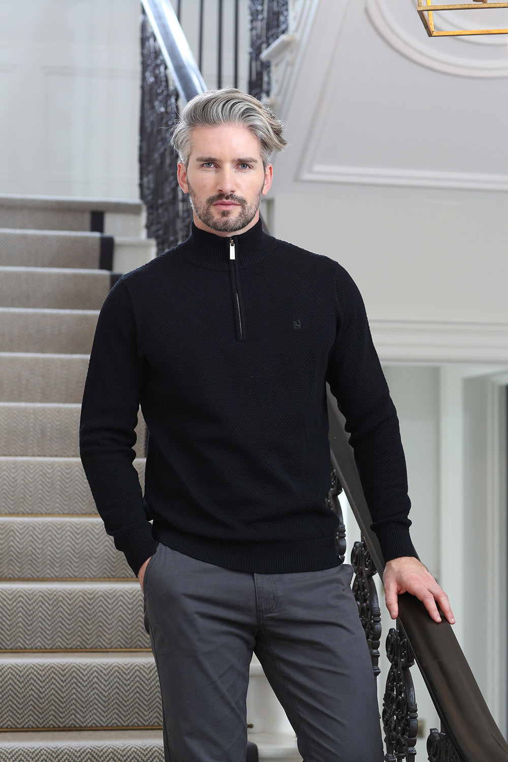Kenrow Cullan Half Zip Black