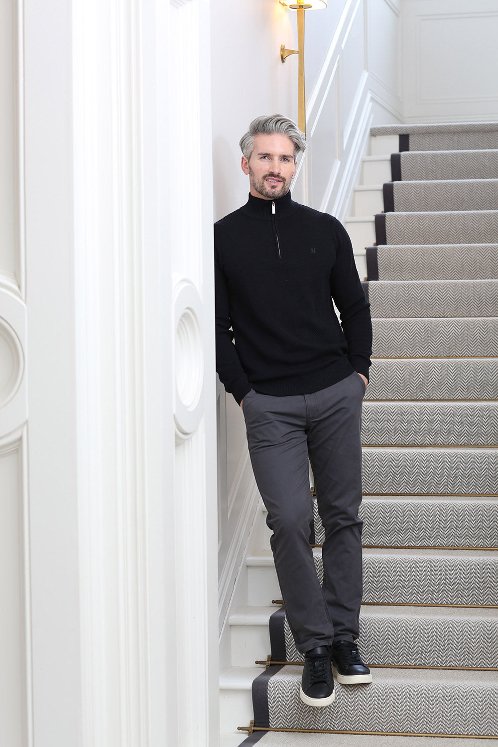 Kenrow Cullan Half Zip Black