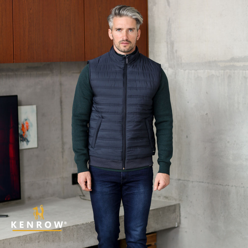 Kenrow Cain Gilet Navy