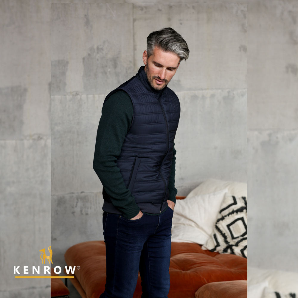 Kenrow Cain Gilet Navy