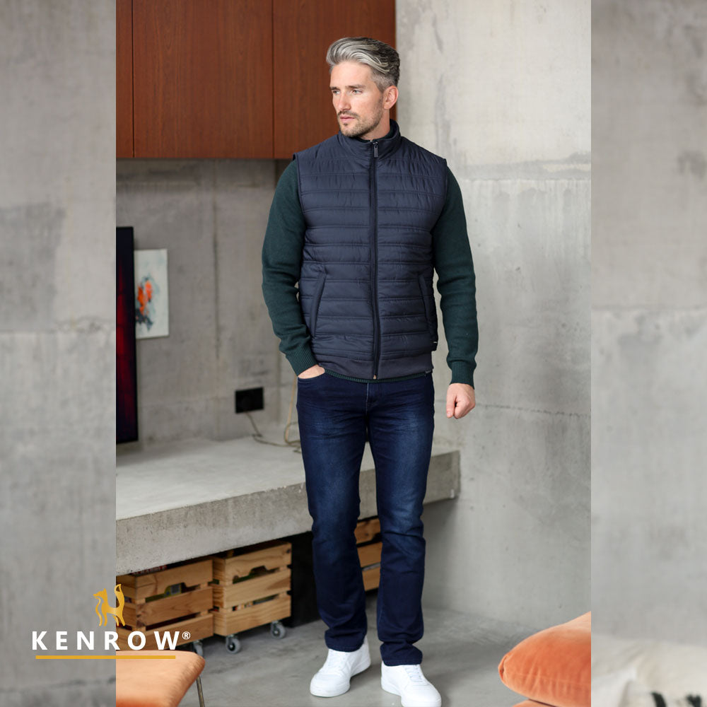 Kenrow Cain Gilet Navy