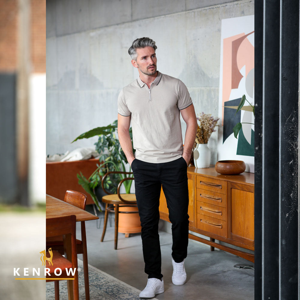 Kenrow Cody Slim Chino Black