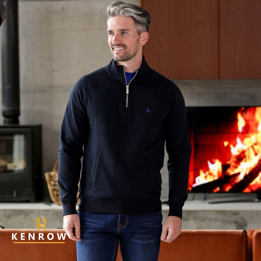 Kenrow Coyle Half Zip Navy