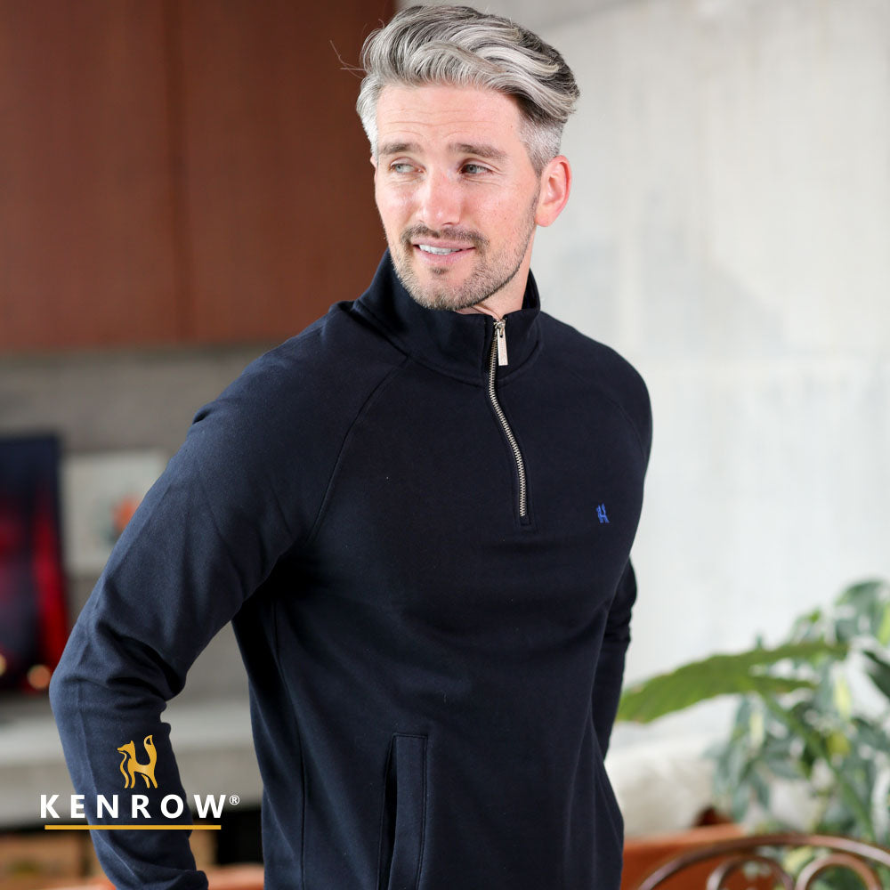 Kenrow Coyle Half Zip Navy