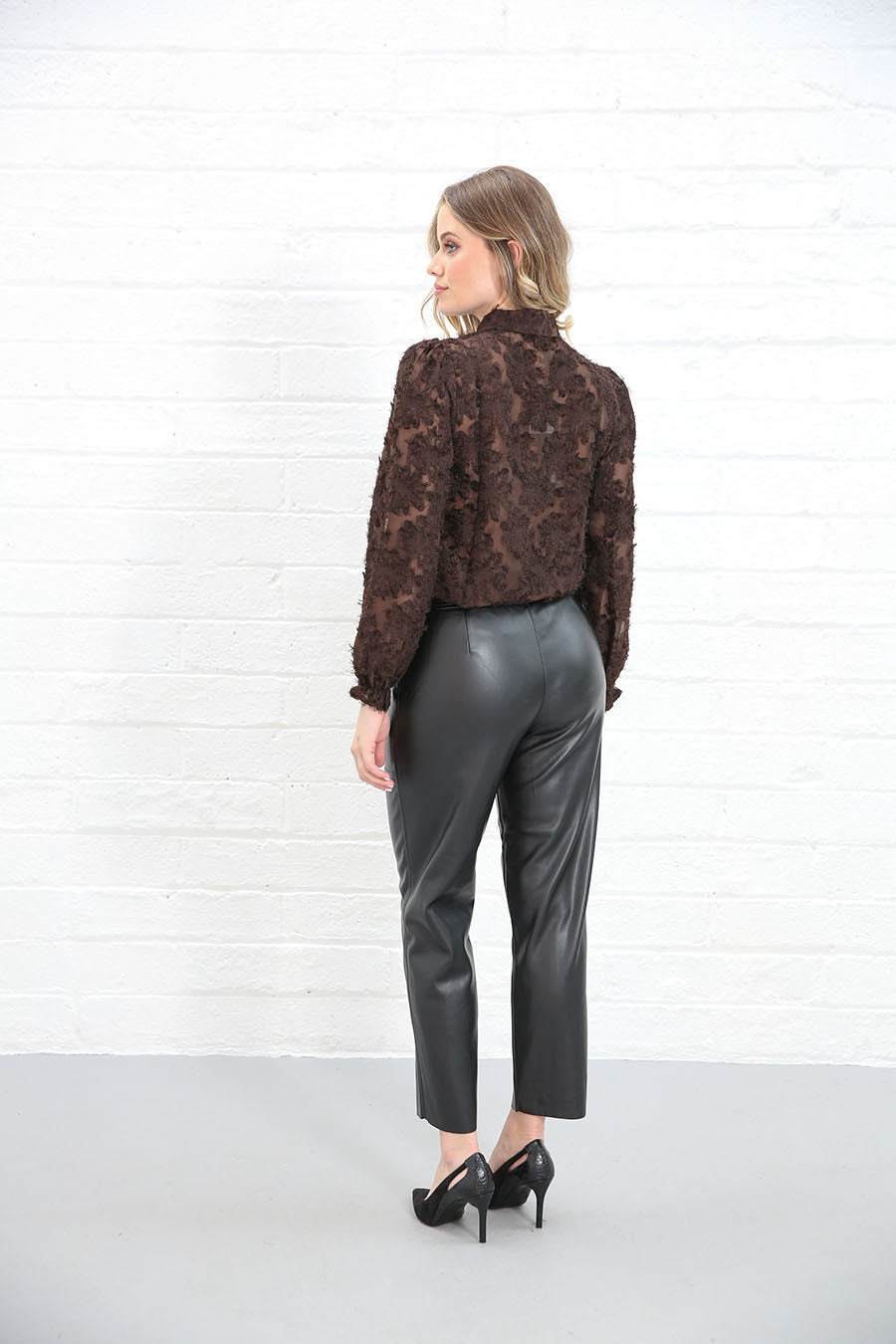Rant and Rave Daisy Blouse Brown