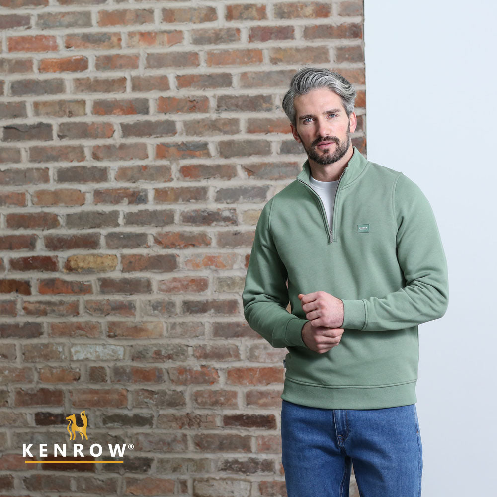 Kenrow Damon Half Zip Basil