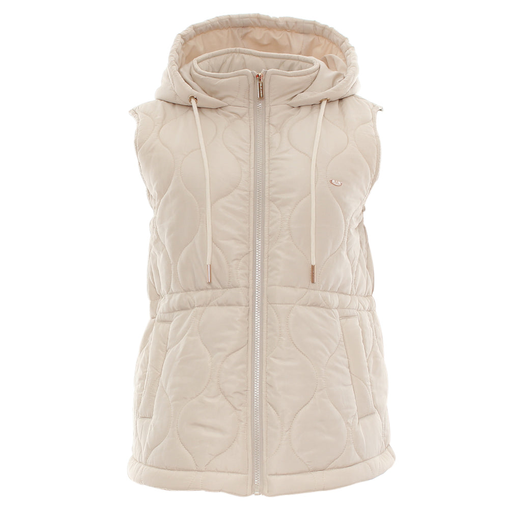 Relax & Renew Denise Quilted Gilet Cream