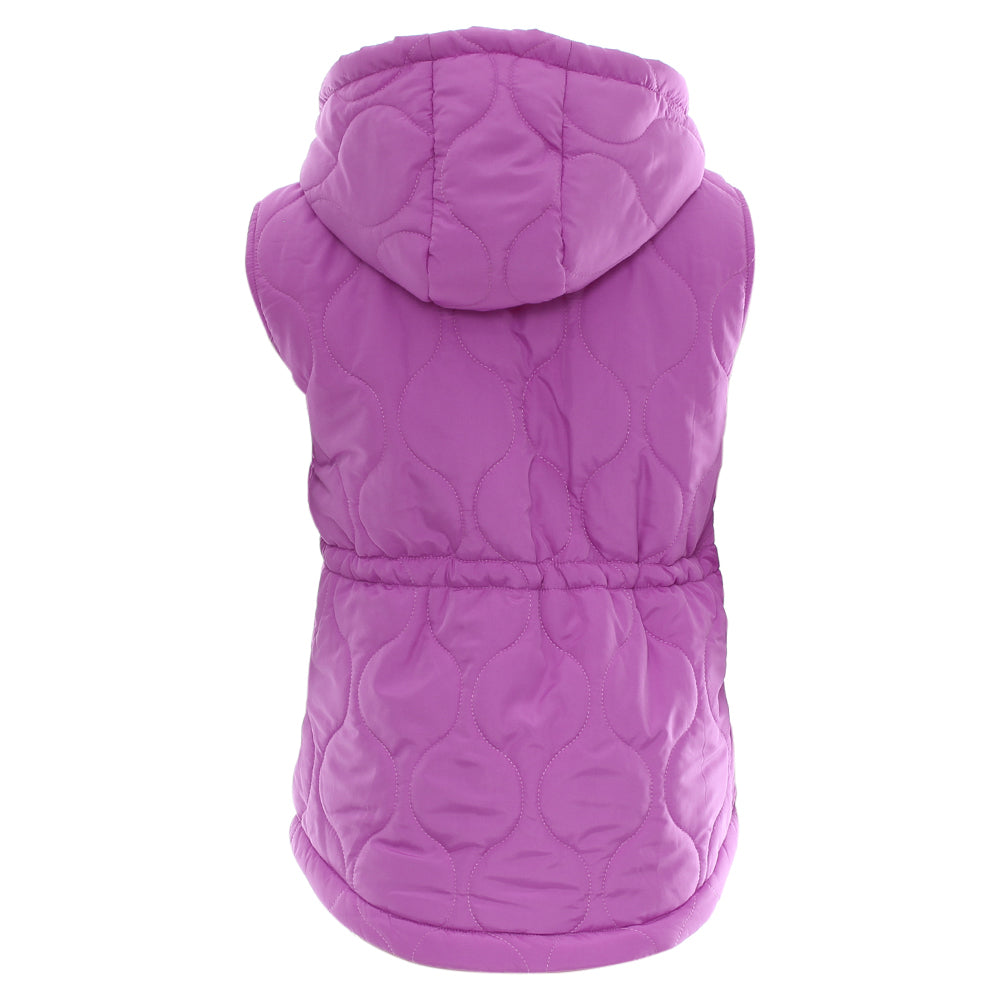 Relax & Renew Denise Quilted Gilet Purple