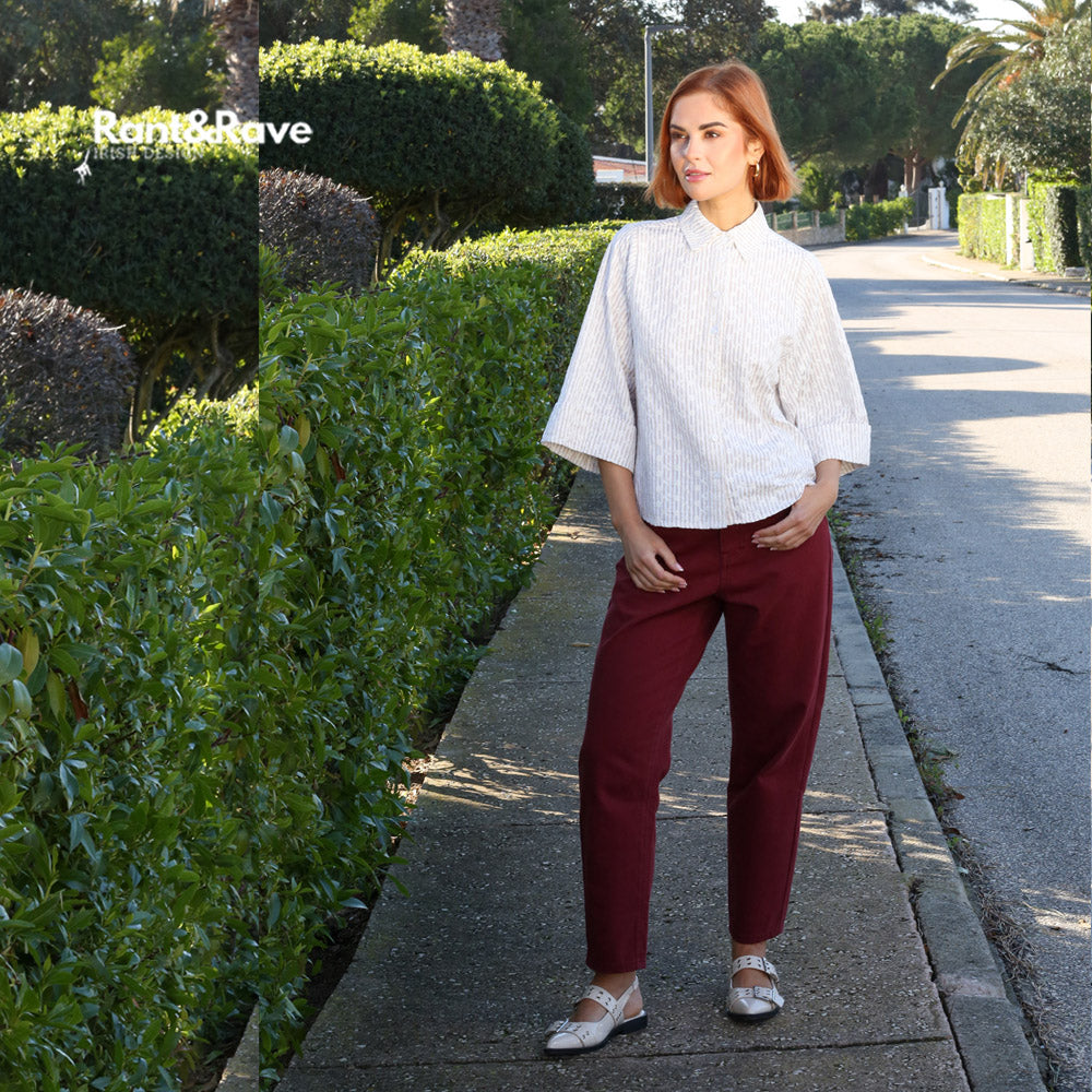 Rant & Rave Diane Coloured Jean Rosewood