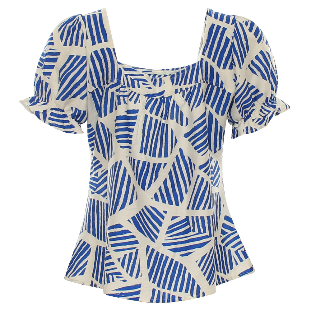 Rant and Rave Dolly Top Blue