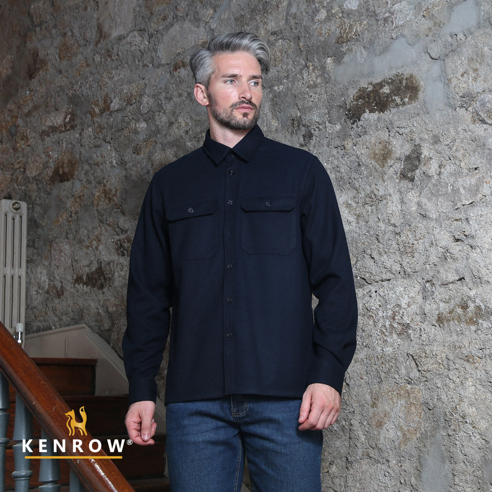 Kenrow Duncan Overshirt Navy