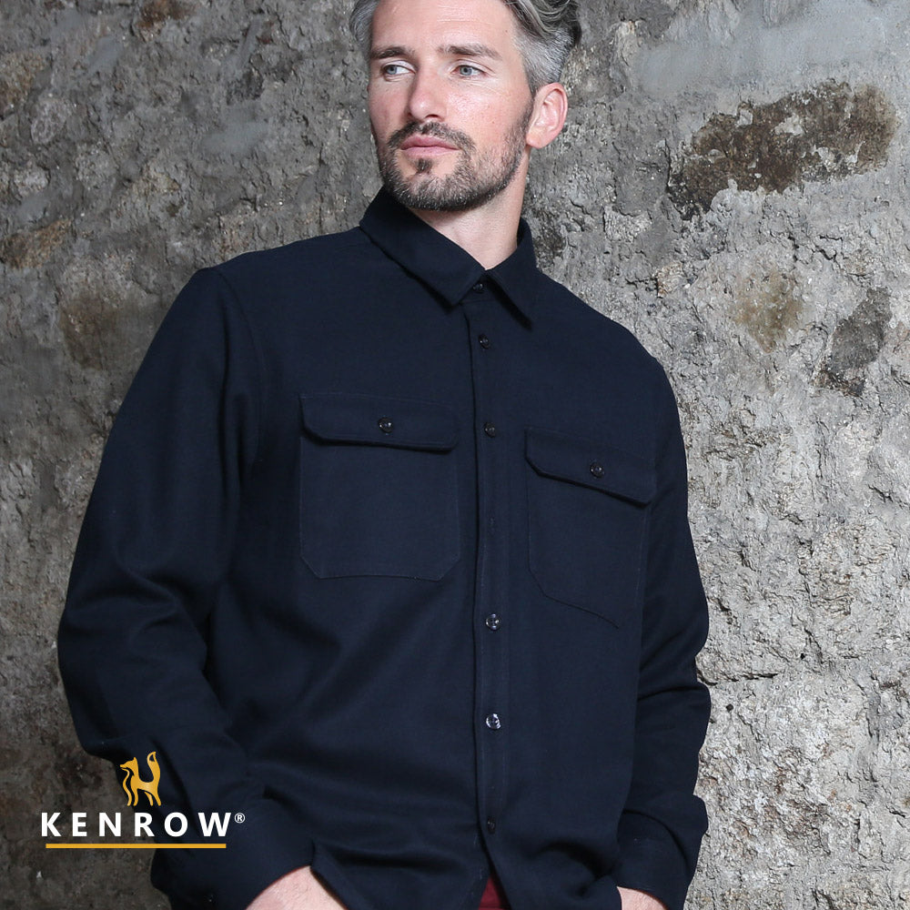 Kenrow Duncan Overshirt Navy