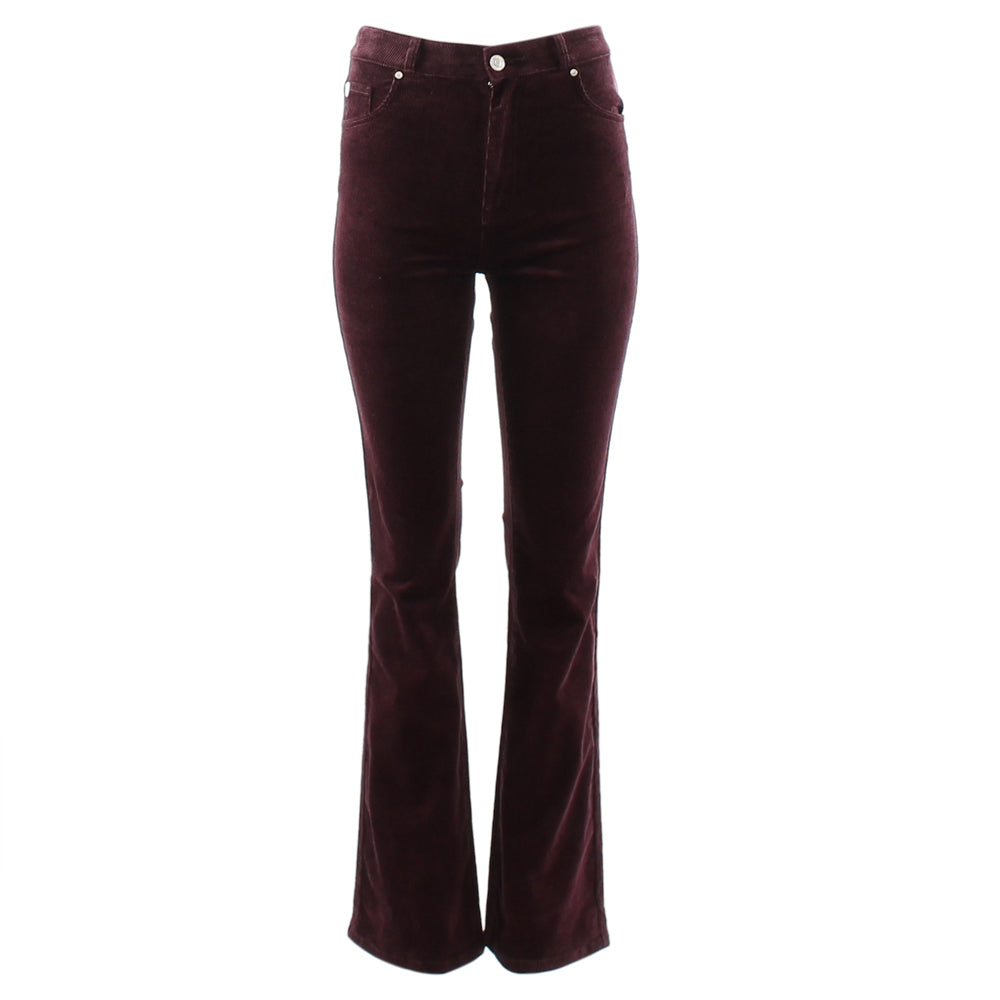 Rant & Rave Edelle Bootcut Cord Plum