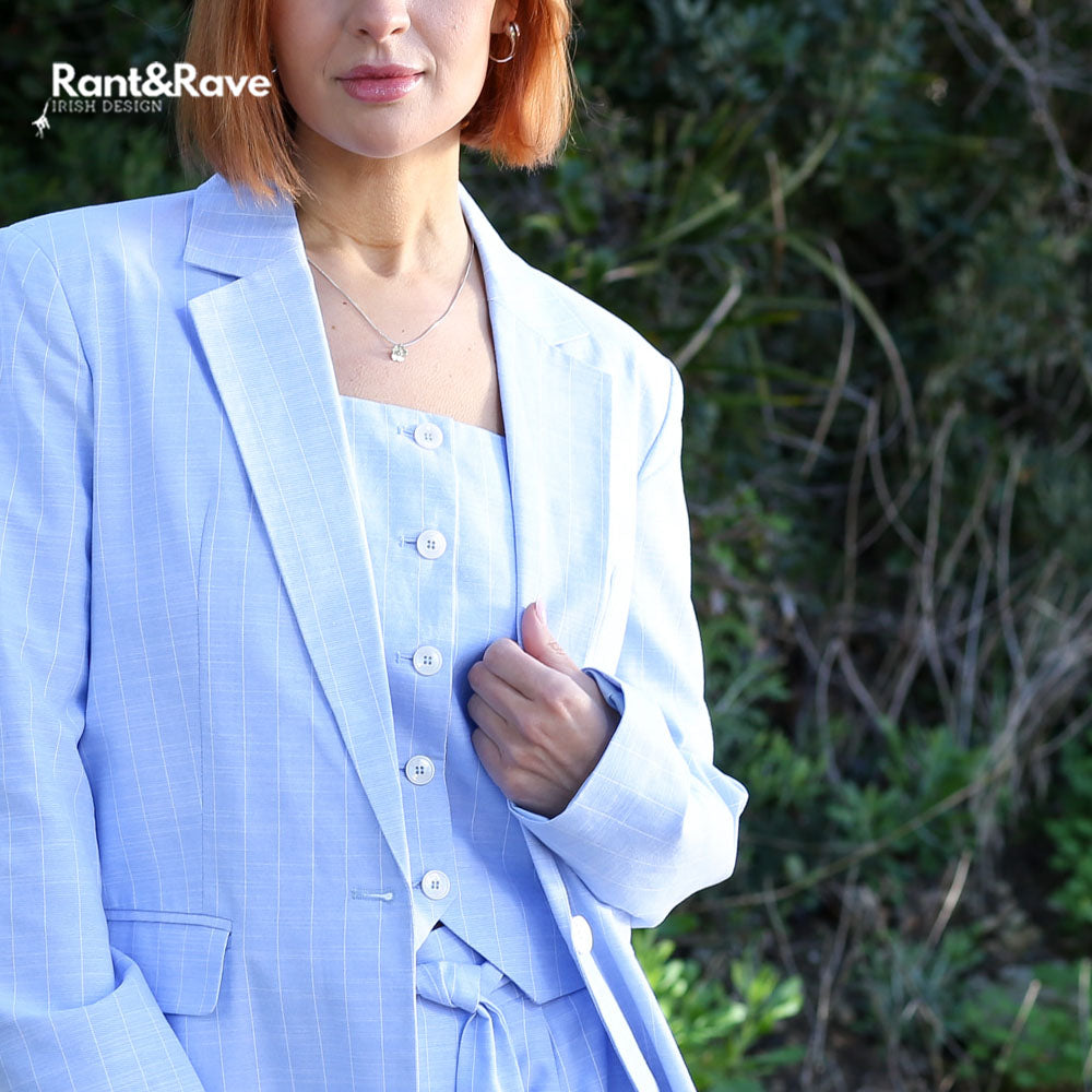 Rant and Rave Edlyn Waistcoat Sky