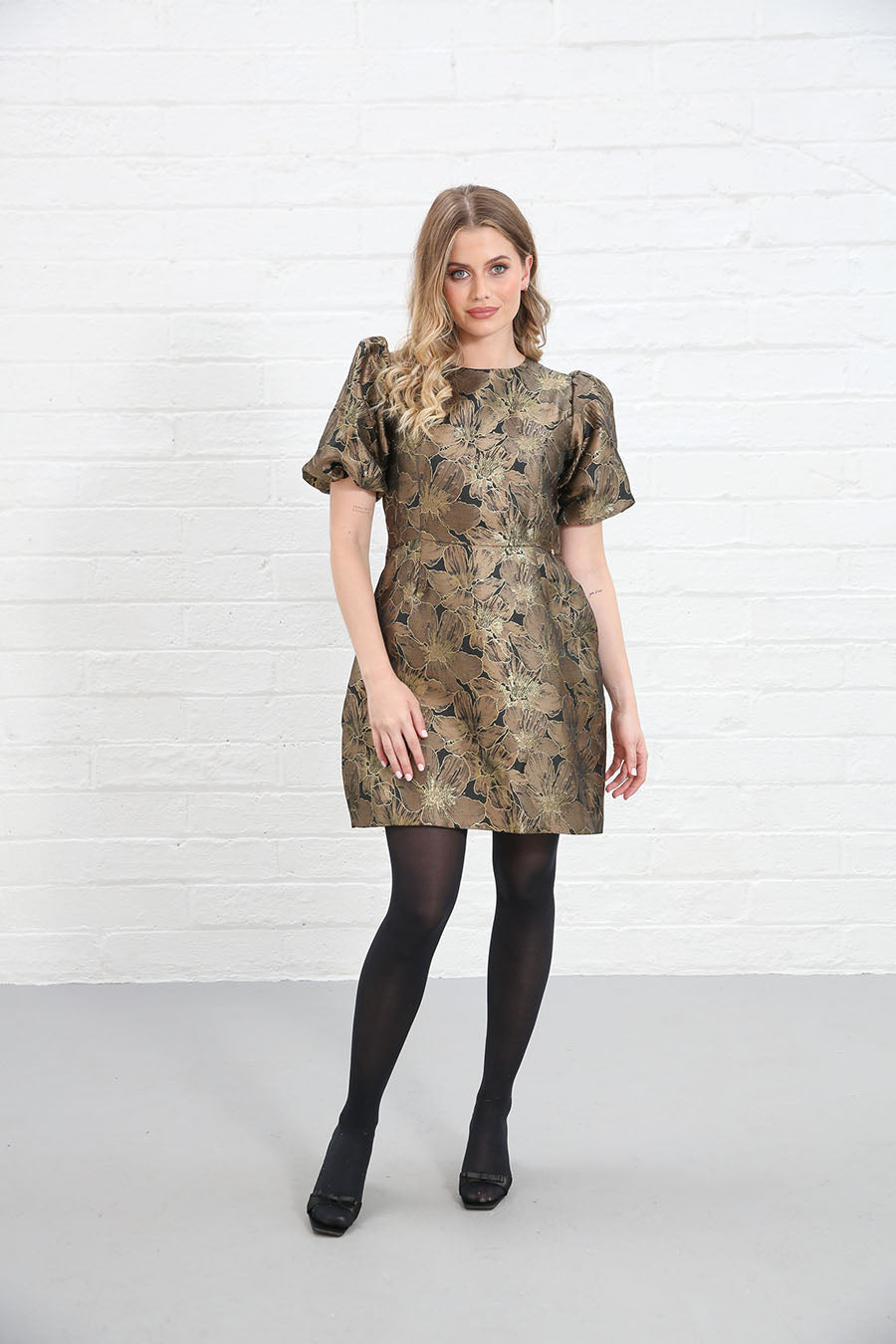 Rant and Rave Evelyn Dress Black Gold