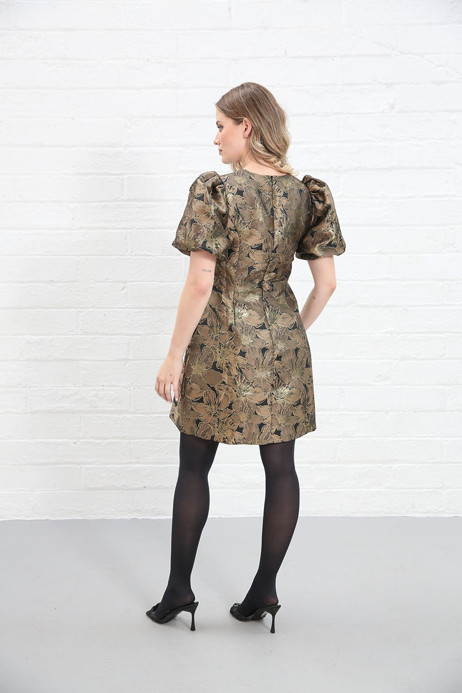 Rant and Rave Evelyn Dress Black Gold