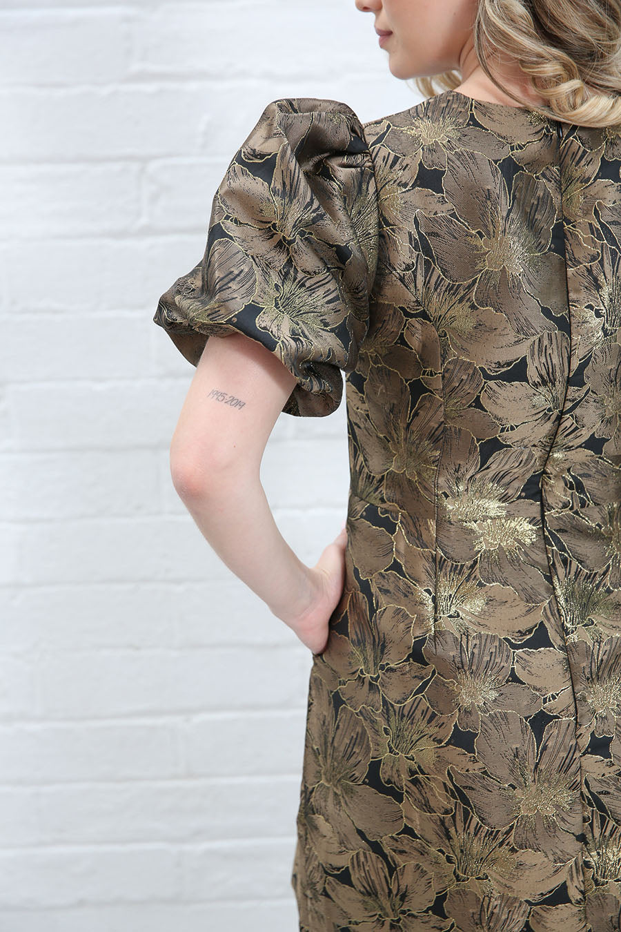 Rant and Rave Evelyn Dress Black Gold