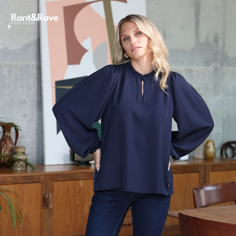 Rant & Rave Fee Top Navy