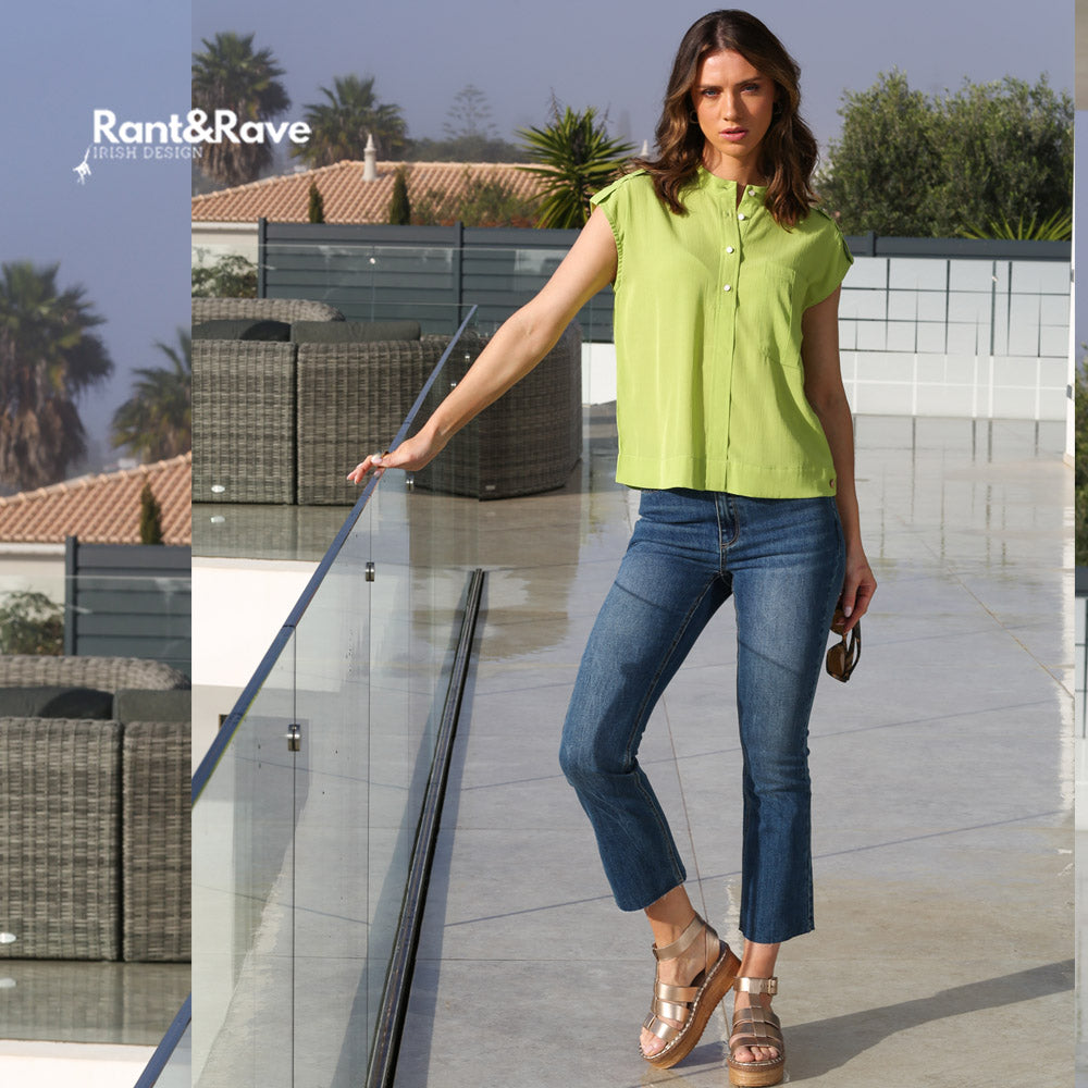 Rant & Rave Fernanda Top Green