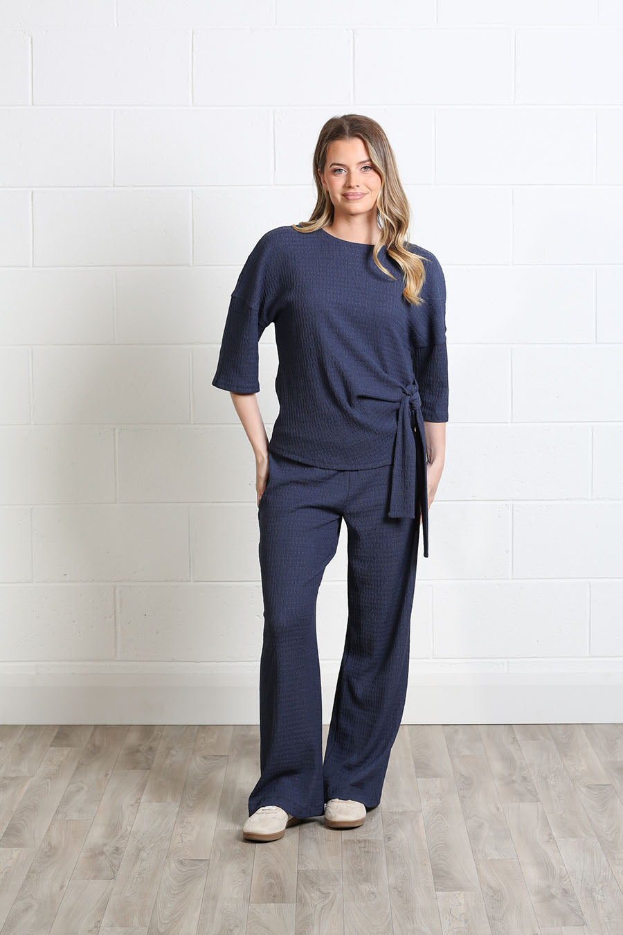 Rant and Rave Freya Textured Co-Ord Sea Storm