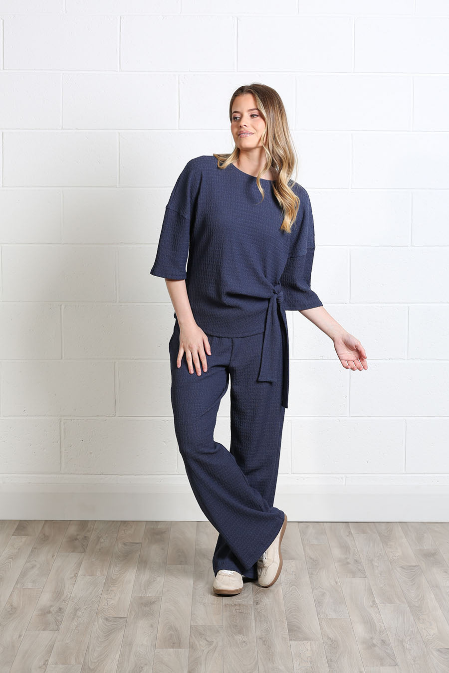 Rant and Rave Freya Textured Co-Ord Sea Storm