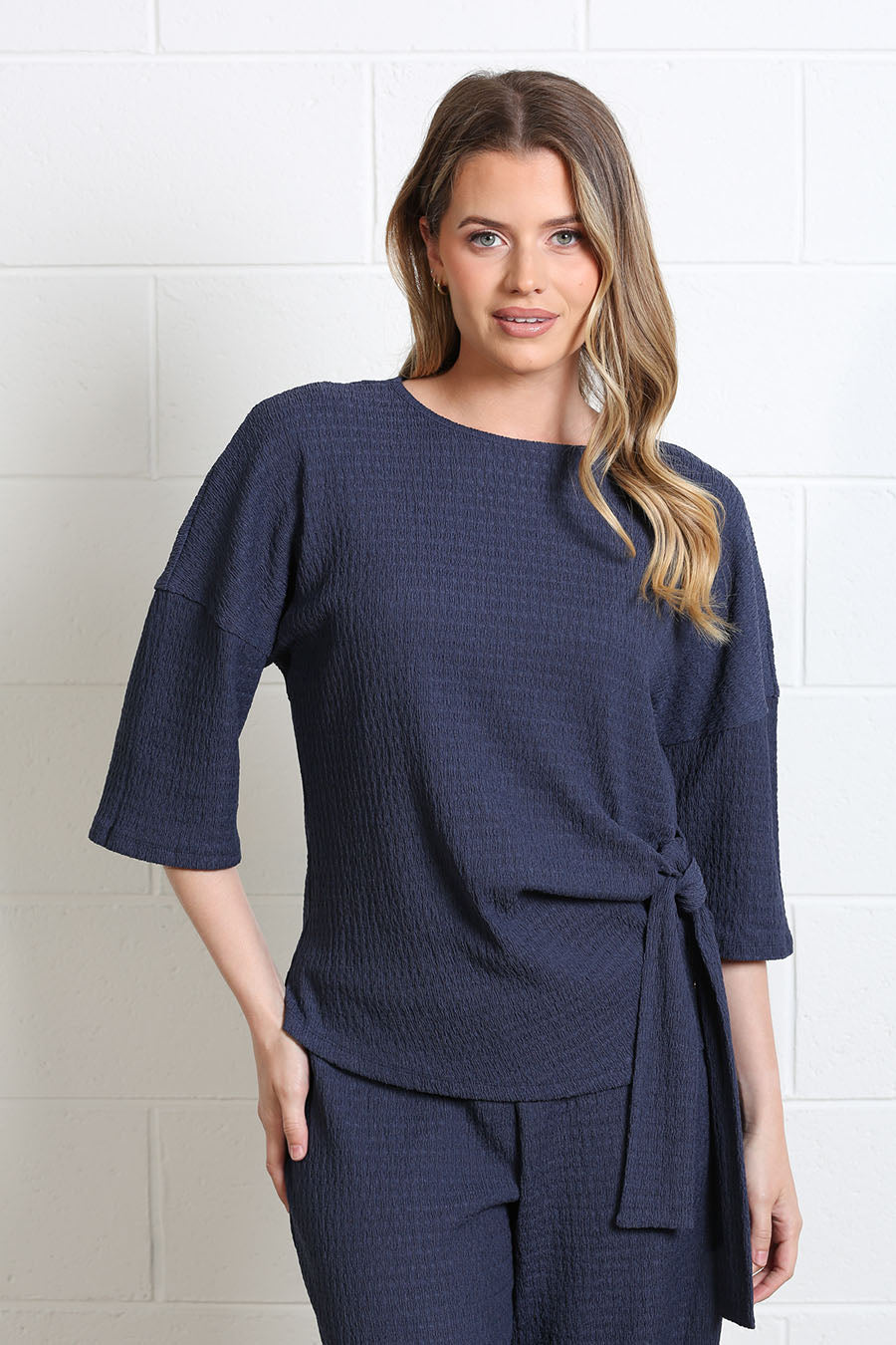 Rant and Rave Freya Textured Co-Ord Sea Storm