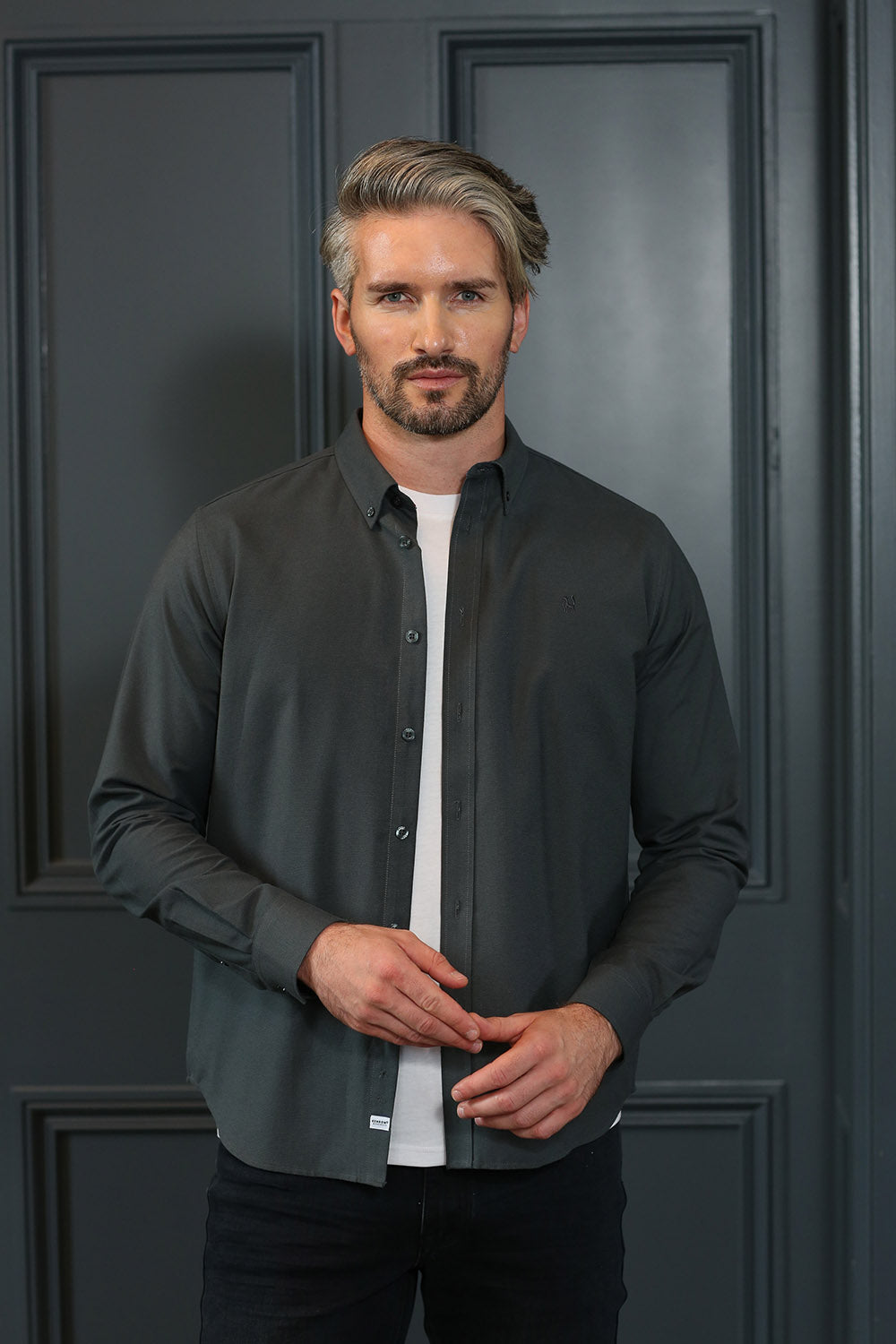Kenrow Fritz Shirt Pewter Green