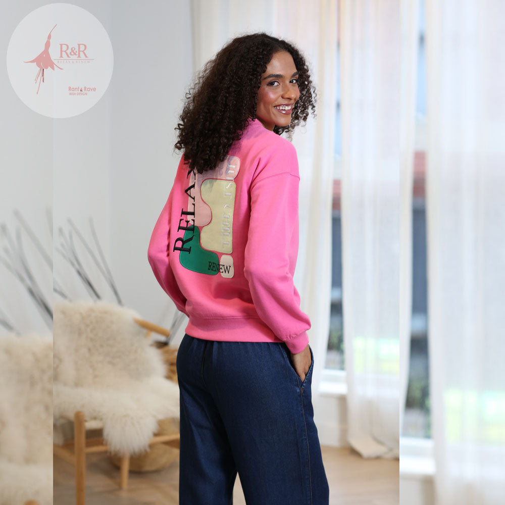 Relax & Renew Gianna Sweater Pink