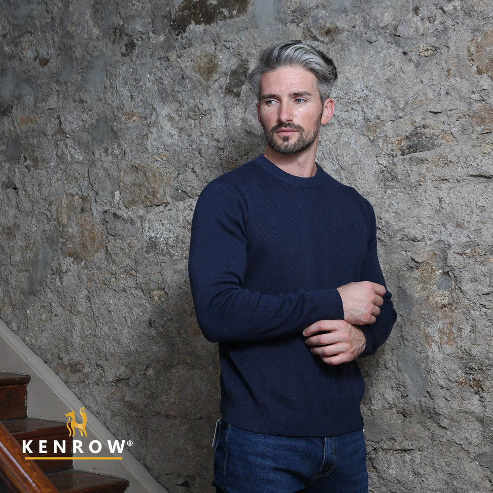 Kenrow Graham Jumper Navy Melange
