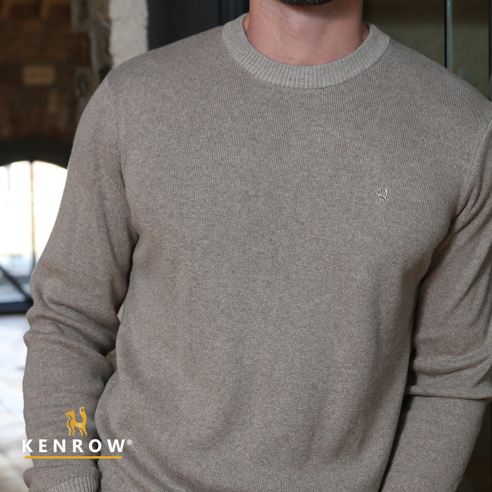 Kenrow Graham Jumper Sand Melange