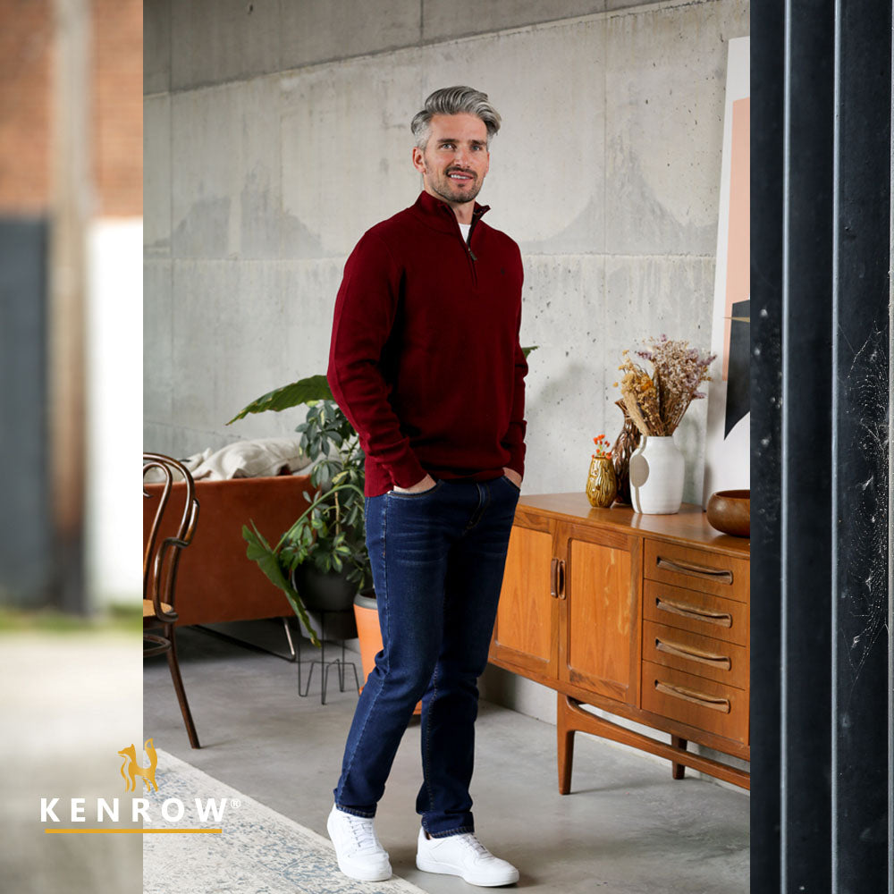 Kenrow Gerry Half Zip Ruby